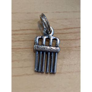 Hair Comb Sterling Silver Jewelry Charm #beauty products #comb